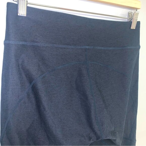 Outdoor Voices Warmup Leggings 7/8 Length Navy Heathered Compression Size Large - Picture 9 of 11